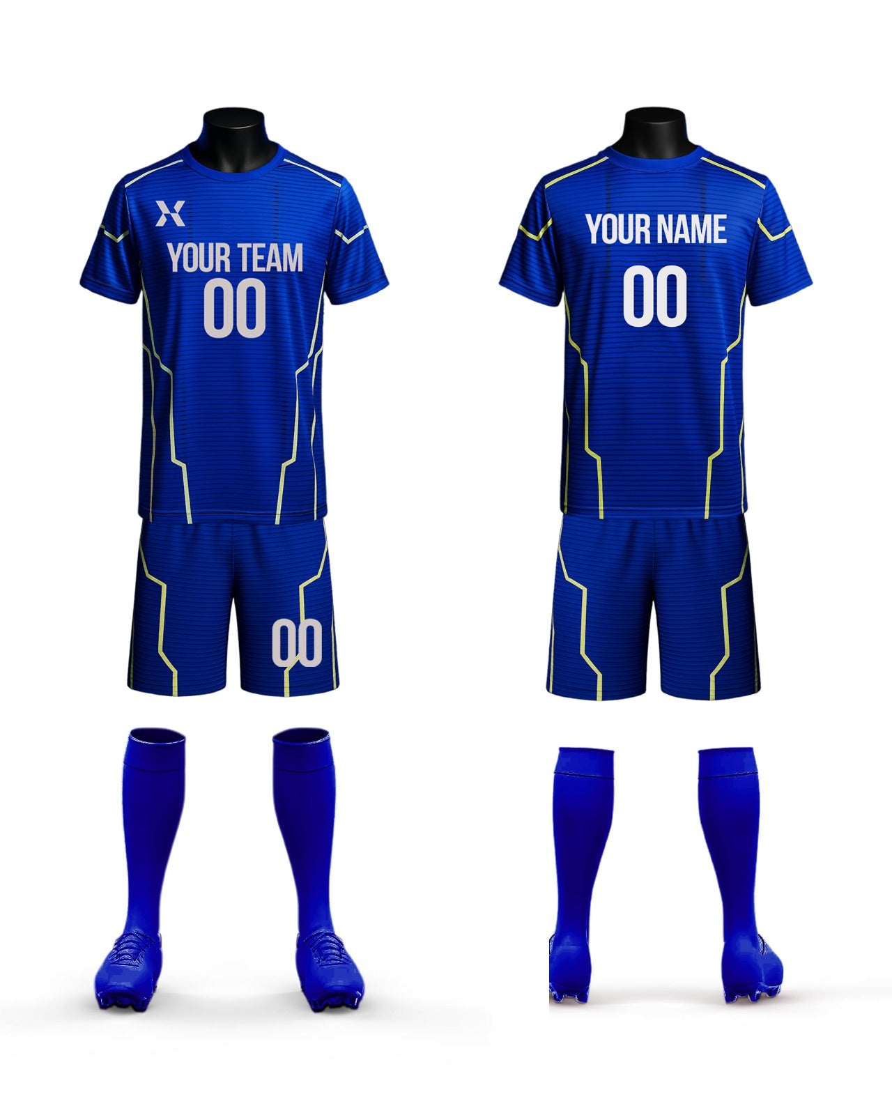 Electric Velocity Custom Soccer Jersey / Kit
