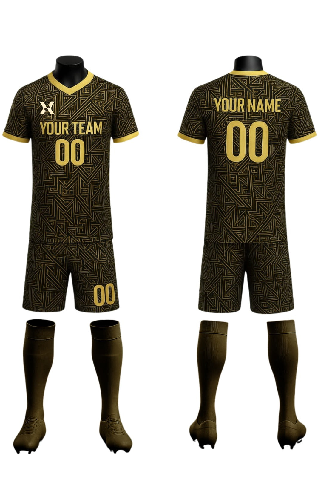 Obsidian Mirage Soccer Jersey / Custom Kit