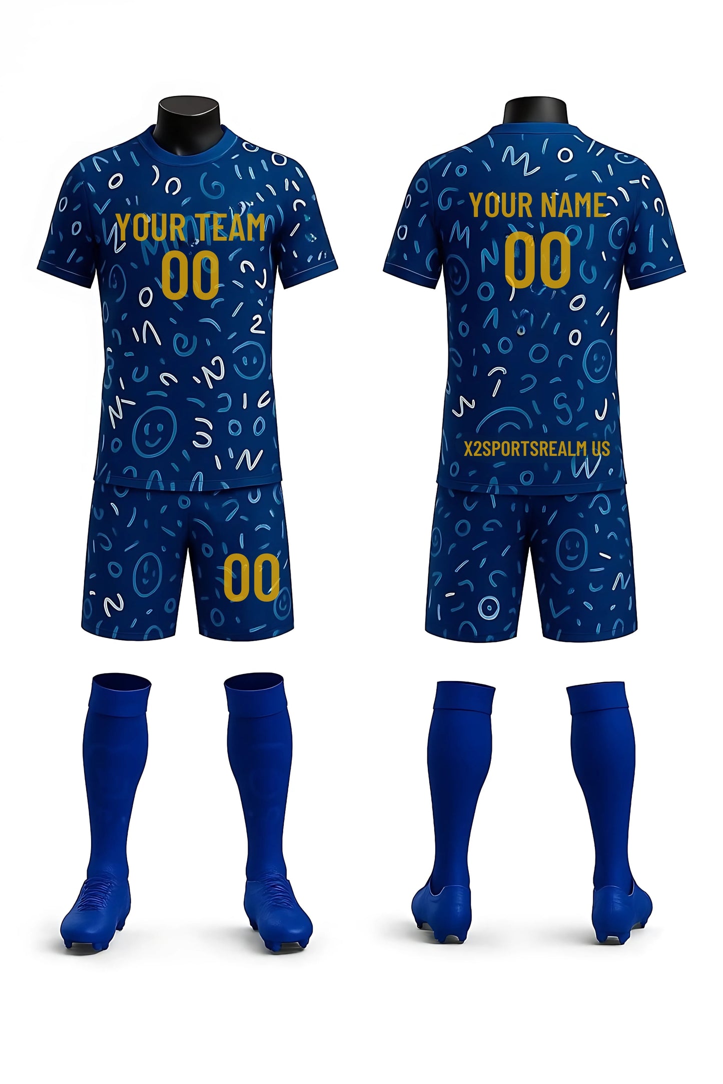 Ink Storm Soccer Jersey /Custom Kit