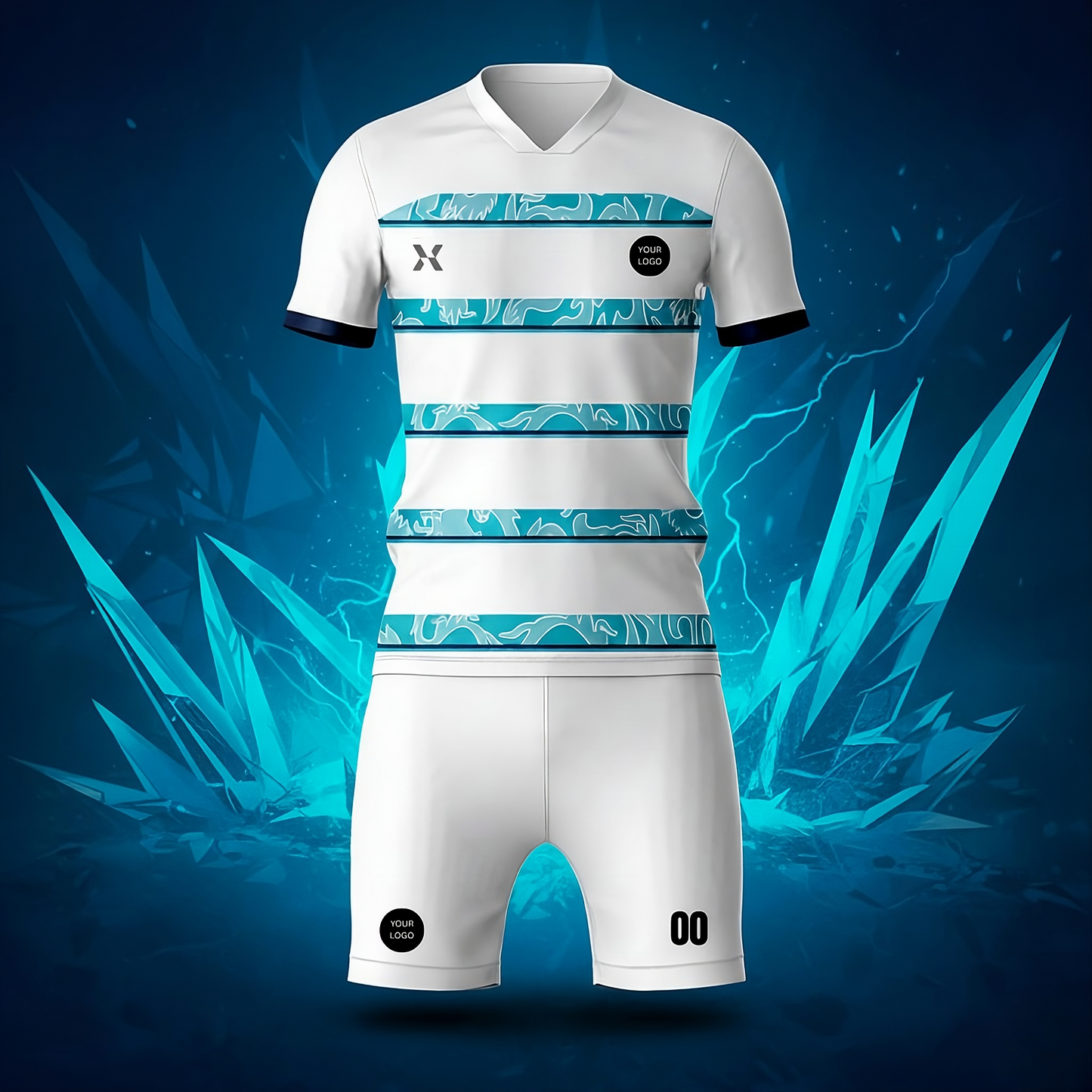 Glacierline Custom Soccer Jersey /  Kit