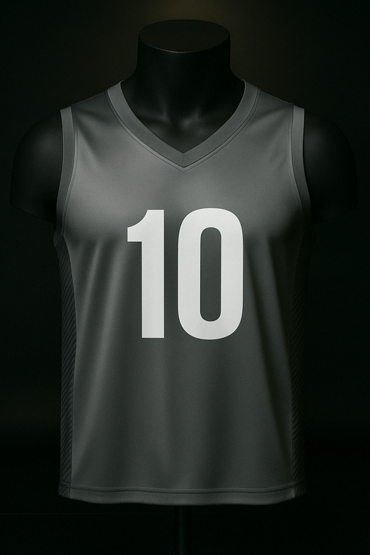 Monochrome Steel Athletic Tank Top