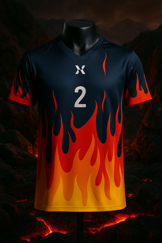 Blazing Inferno Soccer Jersey / Custom Kit